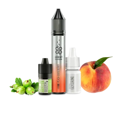Набір для самозамішування Lucky Chrome Peach Gooseberry (Персик Аґрус, 50 мг, 30 мл)