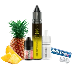 Набор для самозамеса Lucky Sour Pineapple Methol (Кислый Ананас Ментол, 65 мг, 30 мл)