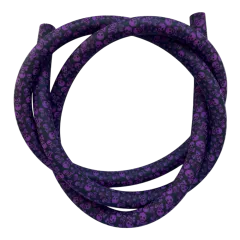 Силіконовий шланг для кальяну Skull Violet (Черепа Фіолетовий)