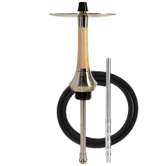 Кальян Totem Hookah Monolit Ultra Wood Pure (бежевый, базовый комплект, стальной мундштук)