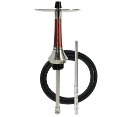 Кальян Totem Hookah Monolit Ultra Wood Cherry (красный, базовый комплект, стальной мундштук)