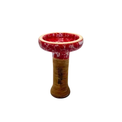 Глиняная чаша 2x2Hookah Flat Red (Красный)
