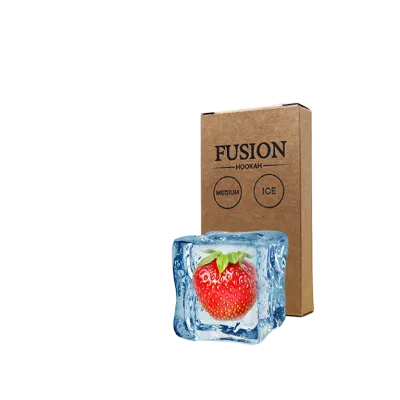 Табак Fusion Medium Ice Strawberry (Клубника Лёд, 100 г)