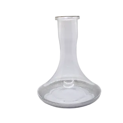 Колба для кальяна Craft Bottom Silver (Прозрачная с серебряным дном)