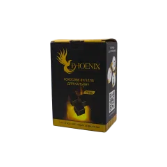 Кокосовый уголь для кальяна Phoenix (1 кг, 72 шт, р25)