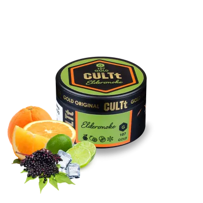 Тютюн CULTt G107 Elderberry Lime Orange Ice (Бузина Лайм Апельсин Лід, 100 г)