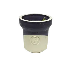 Глиняная чаша GrynBowls Accent White Violet (Фиолетовый)