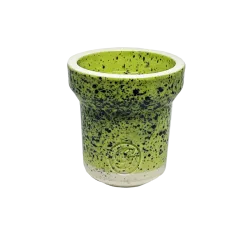 Глиняная чаша GrynBowls Accent White Light Green (Салатовый)