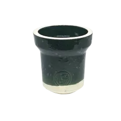 Глиняная чаша GrynBowls Accent White Electric Blue (Электро Синий)