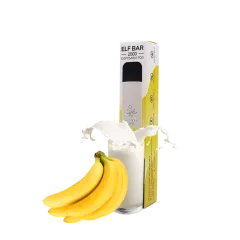 Elf Bar 2000 Banana Milk (Молочный Банан) Одноразовый POD Elf Bar 2000 Banana Milk (Молочный Банан) Одноразовый POD
