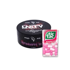Табак Unity Strawberry tic-tac (Клубничный тик-так, 100 г)