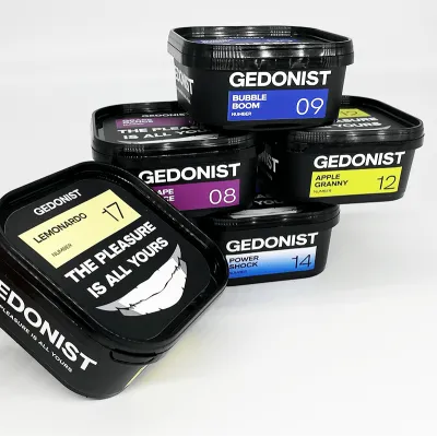 Тютюн Gedonist №14 Power shock (Енергетик Ківі, 200 г)