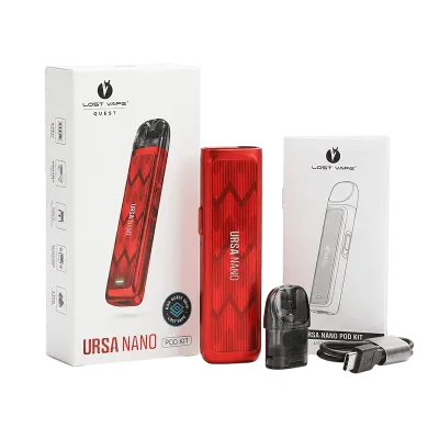 Lost Vape Ursa Nano 800 Royal Blue (Сине-розовый, с картриджем) Многоразовый POD