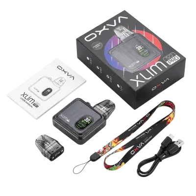 OXVA Xlim SQ Pro Kit 1200 Bronze Wood (Коричневый, с картриджем) Многоразовый POD
