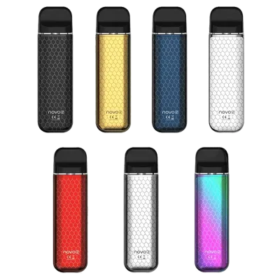 Smok Novo 3 800 Purple Red Carbon Fiber (Фиолетово-Красный, с картриджем) Многоразовый POD
