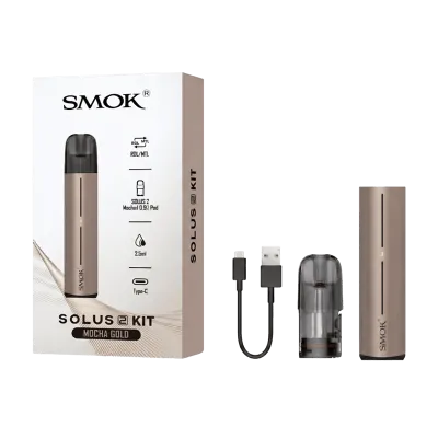 Smok SOLUS 2 700 Ocean Green (Зелёный, с картриджем) Многоразовый POD