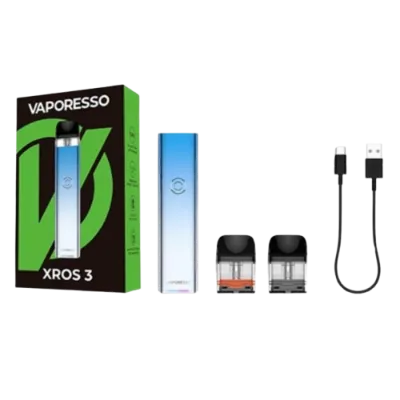 Vaporesso XROS 3 Kit 1000 Royal Gold (Золотистый, с картриджем) Многоразовый POD