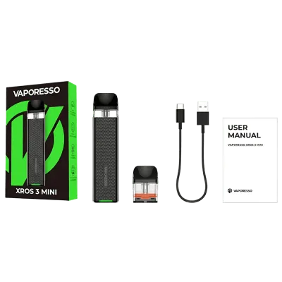 Vaporesso XROS 3 Mini 1000 Icy Silver (Сірий градієнт, з картриджем) Багаторазовий POD