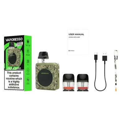Vaporesso XROS 4 Nano 1350 Word-pop Yellow (Жовтий, з картриджем) Багаторазовий POD