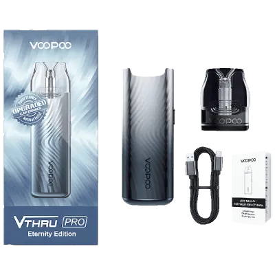 Voopoo V.THRU Pro Eternity Edition 900 Aqua Pink (Розово-голубой, с картриджем) Многоразовый POD
