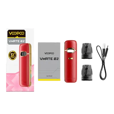 Voopoo Vmate E2 1500 Jet Black (Чёрный, с картриджем) Многоразовый POD
