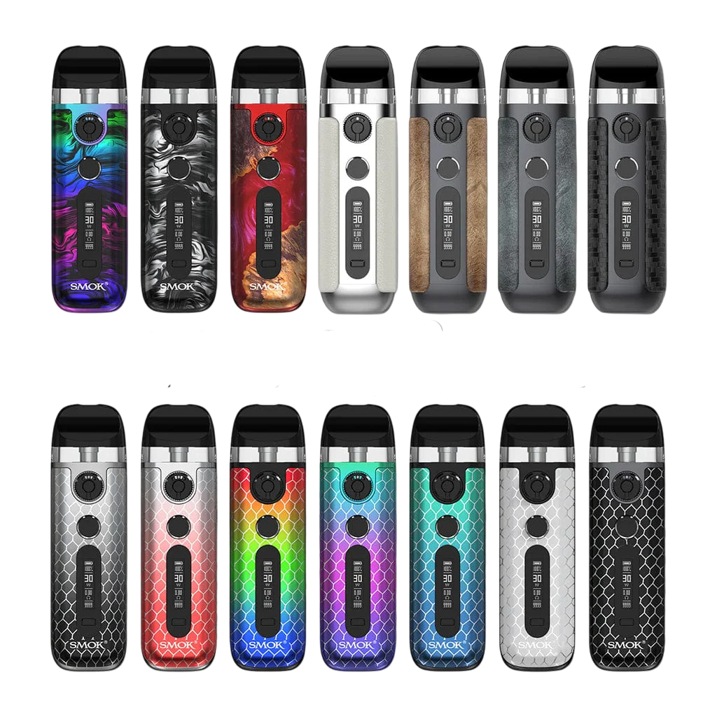 Многоразовый POD Smok Novo 5 900 Black Carbon Fiber