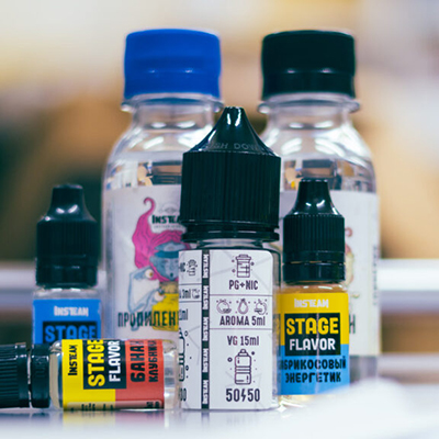 набор для самозамеса жижи с базой и ароматизаторами