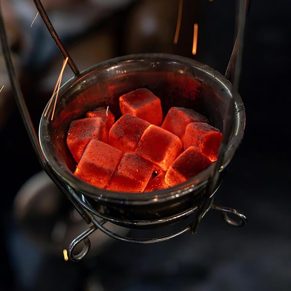 Ореховый уголь для кальяна Gresco (1 кг, 64 шт, р26) недорого с доставкой